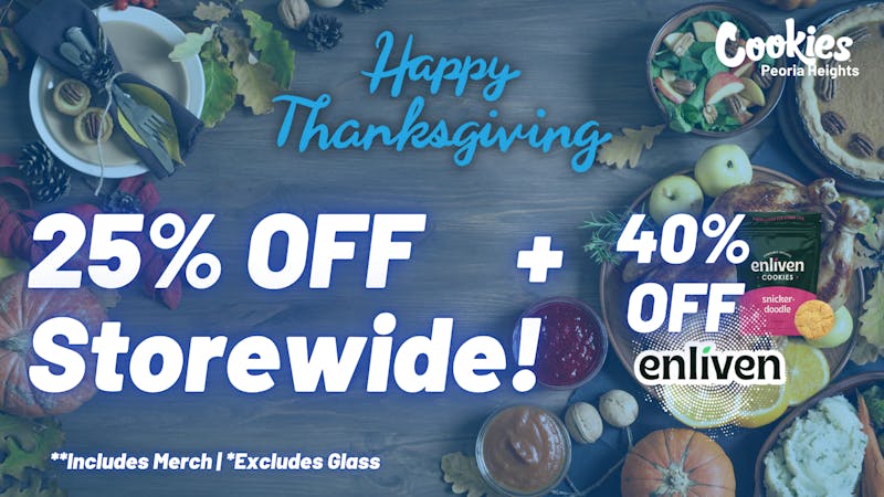 Cookies Peoria Heights 🦃 Green Wednesday Blowout: 40% OFF & More!