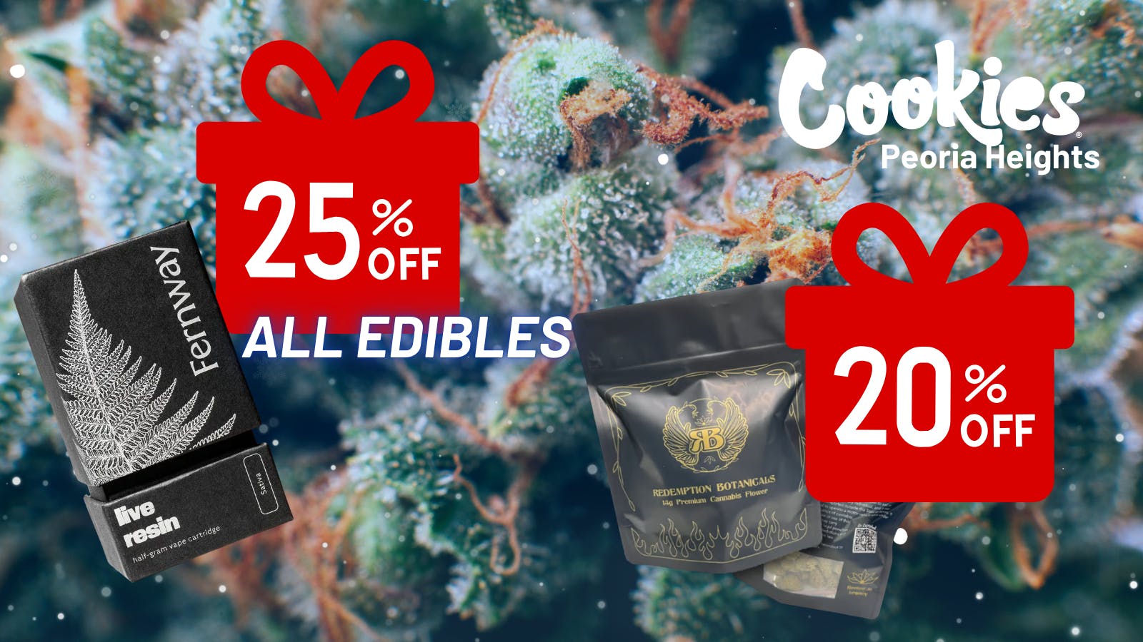 Cookies Peoria Heights 🧑‍🎄 Three Wise Brands: Thursday Stock-Up!