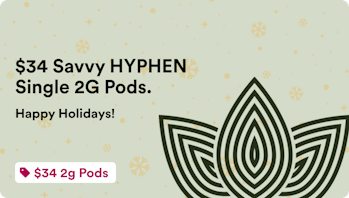 Zen Leaf Arcadia $34 Savvy HYPHEN Single 2G Pods.