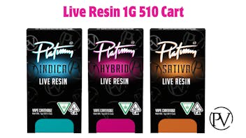 Cannabis House 3 FOR $30 PLATINUM VAPE LIVE RESIN 510