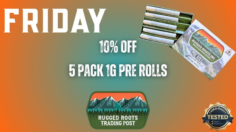 Rugged Roots Trading Post- Bridgton Friday 5 Pack!!