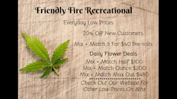 Friendly Fire Recreational Daily Deals 2026