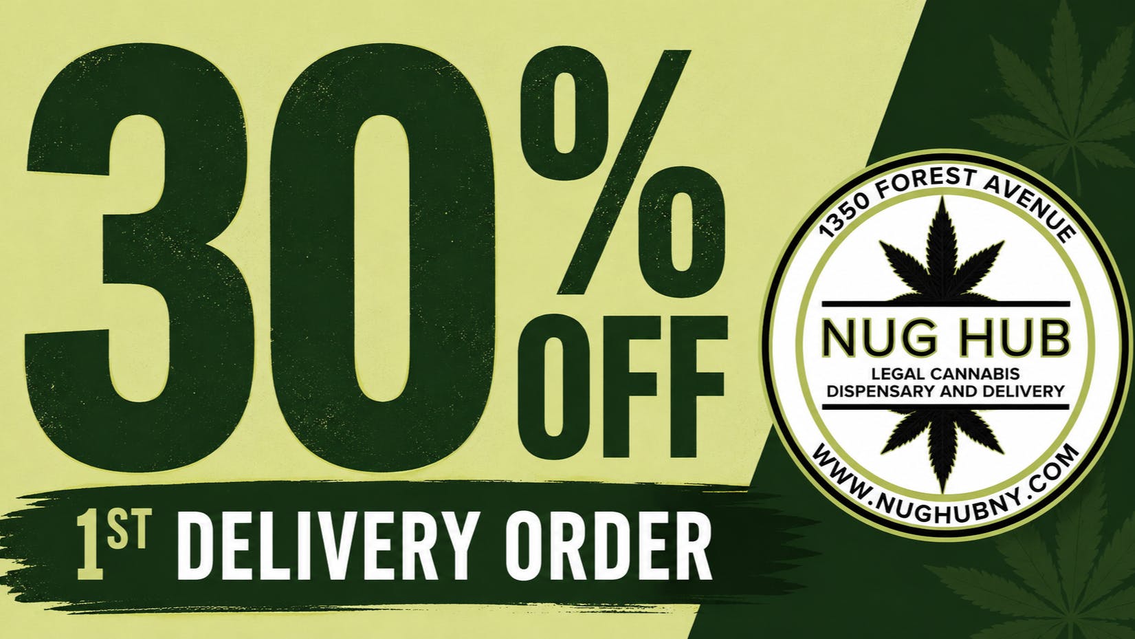 NugHub Delivery - Staten Island New Customer 30% Off