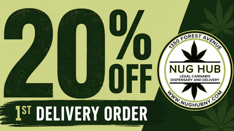 NugHub Delivery - Staten Island NugHub 20% Off for New Customers!