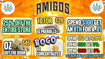 Amigos Cannabis - Rio Rancho 🤩🔥Happy Danksgiving 🦃🍂 WE ARE OPEN!