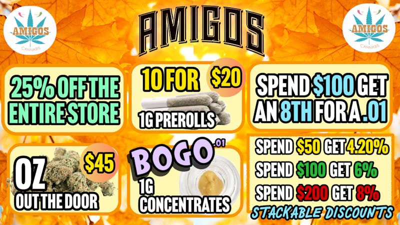 Amigos Cannabis - Rio Rancho 🤩🔥Happy Danksgiving 🦃🍂 WE ARE OPEN!