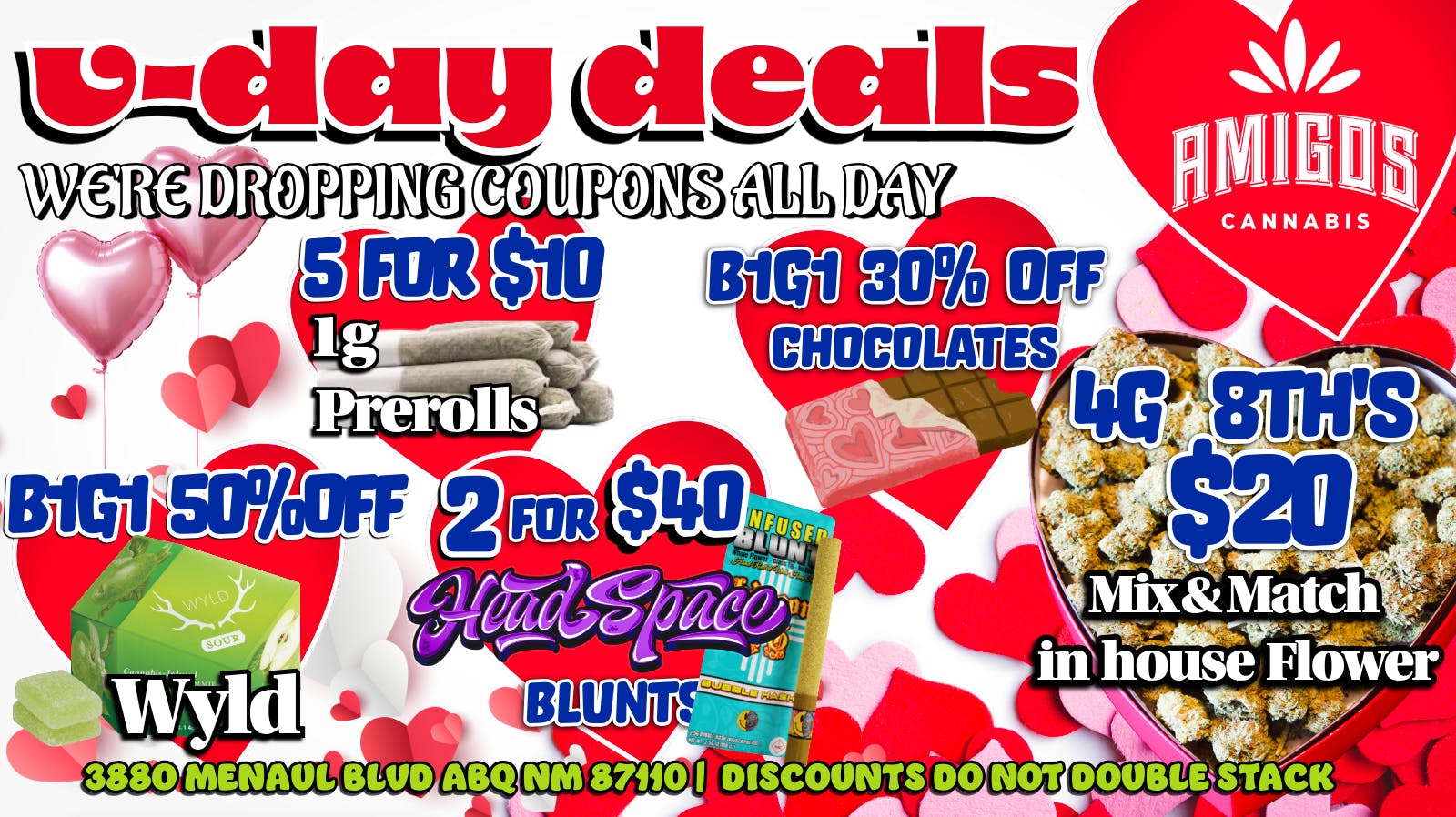 Amigos Cannabis - ABQ .💘😮‍💨Vday Deals😍💃