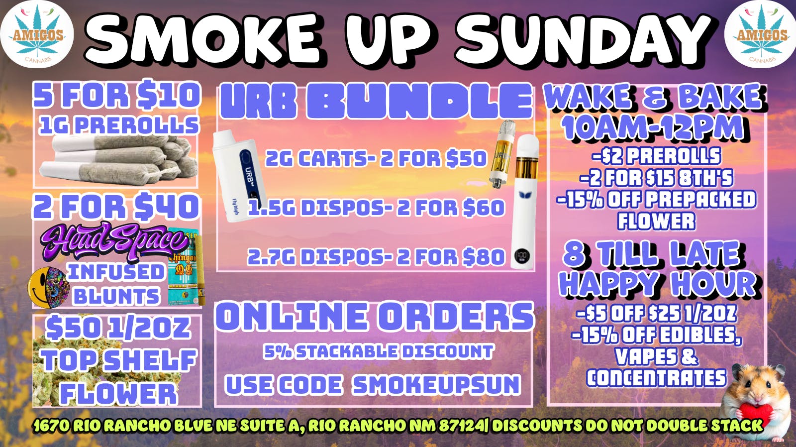 Amigos Cannabis - Rio Rancho 💘SMOKE UP SUNDAY💨😶‍🌫️