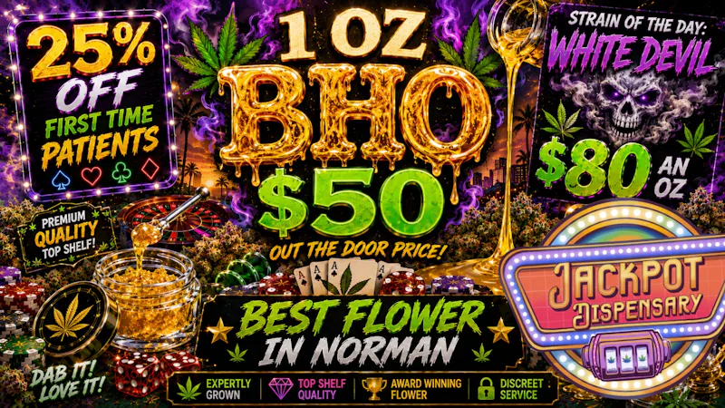 Jackpot Dispensary 1 oz BHO $50 (OTD)