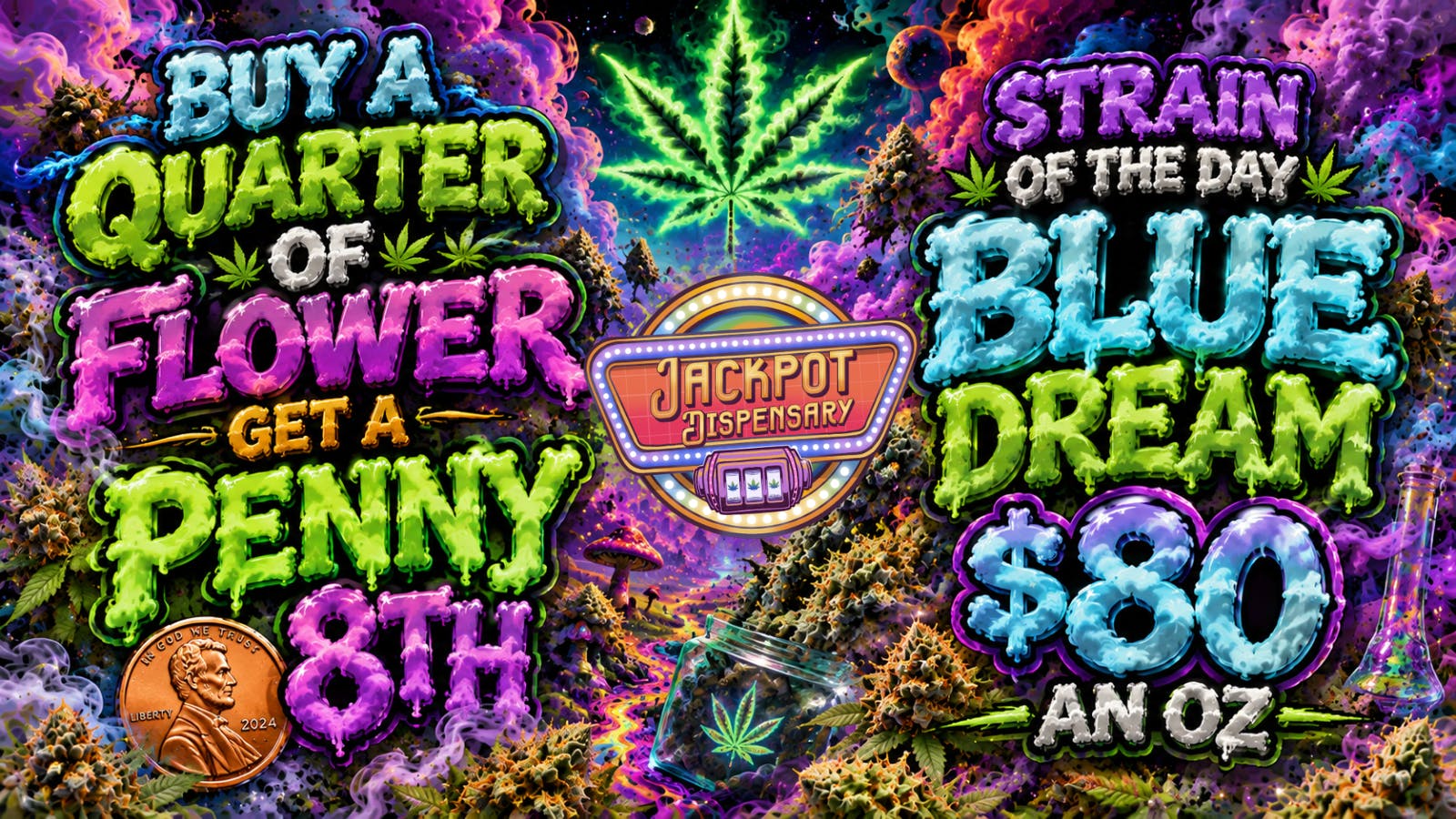 Jackpot Dispensary The Real "BLUE DREAM"