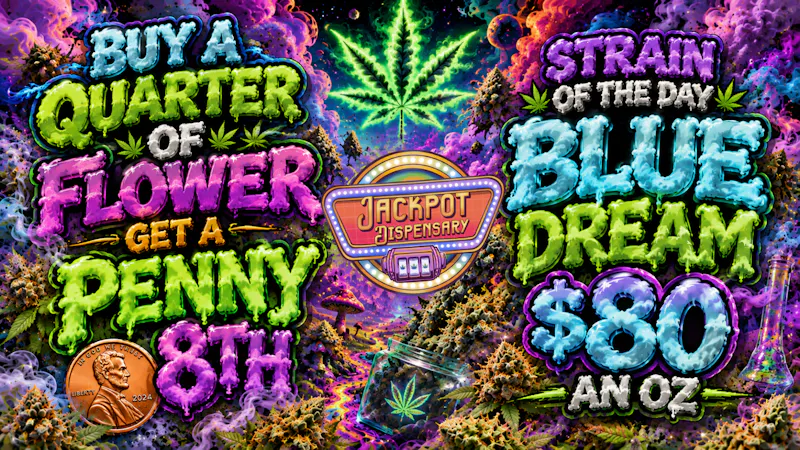 Jackpot Dispensary The Real "BLUE DREAM"