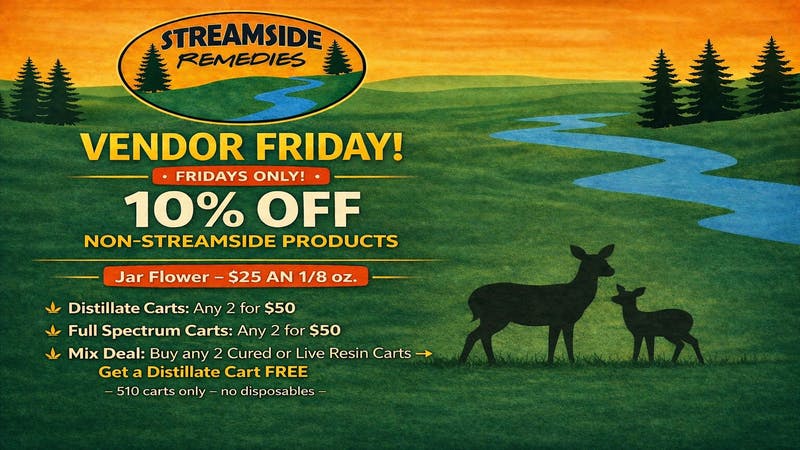 Streamside Remedies Vendor Friday Deals