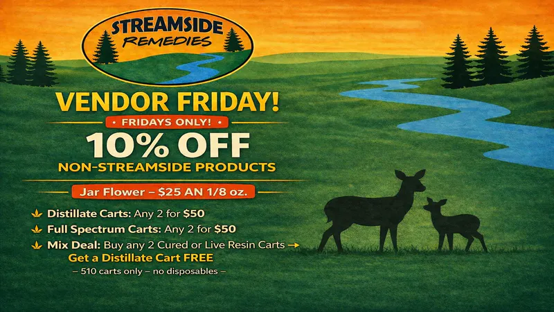Streamside Remedies Vendor Friday Deals