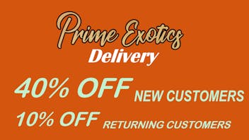 Prime Exotics Delivery 40% OFF For New Customers