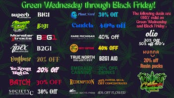 California Michigan Cannabis Company Black Friday Giveaways!