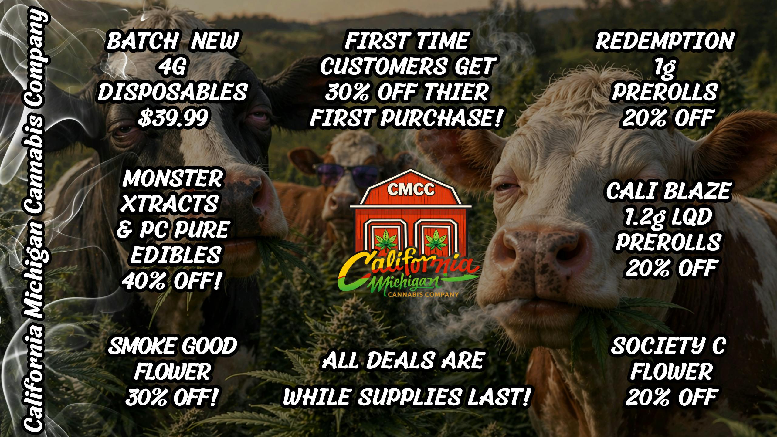 California Michigan Cannabis Company OPEN 24/7 WE NEVER CLOSE!