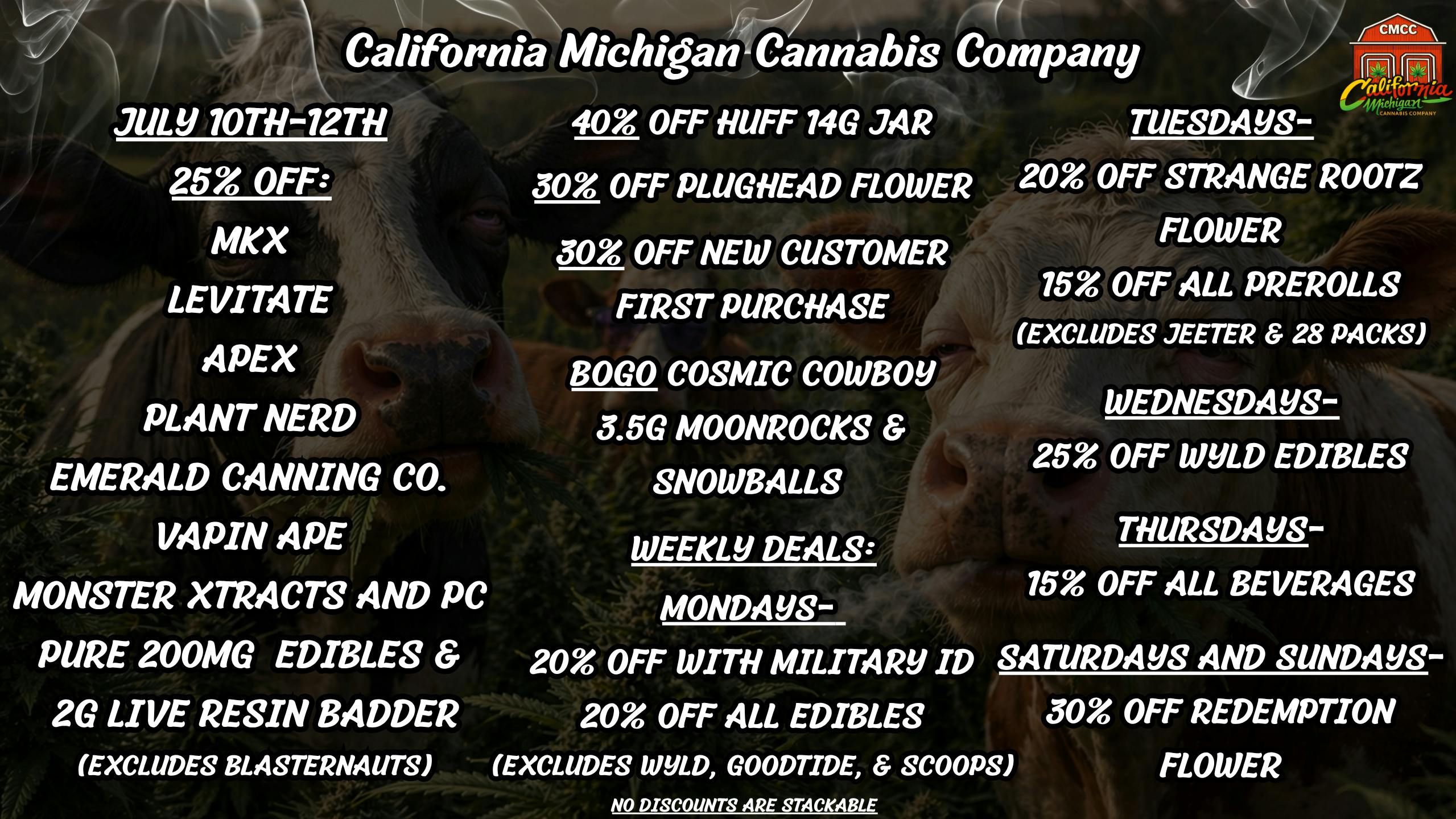 California Michigan Cannabis Company 24/7 WE NEVER CLOSE!