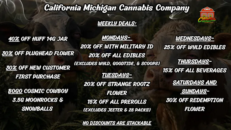 California Michigan Cannabis Company 24/7WENEVERCLOSE!