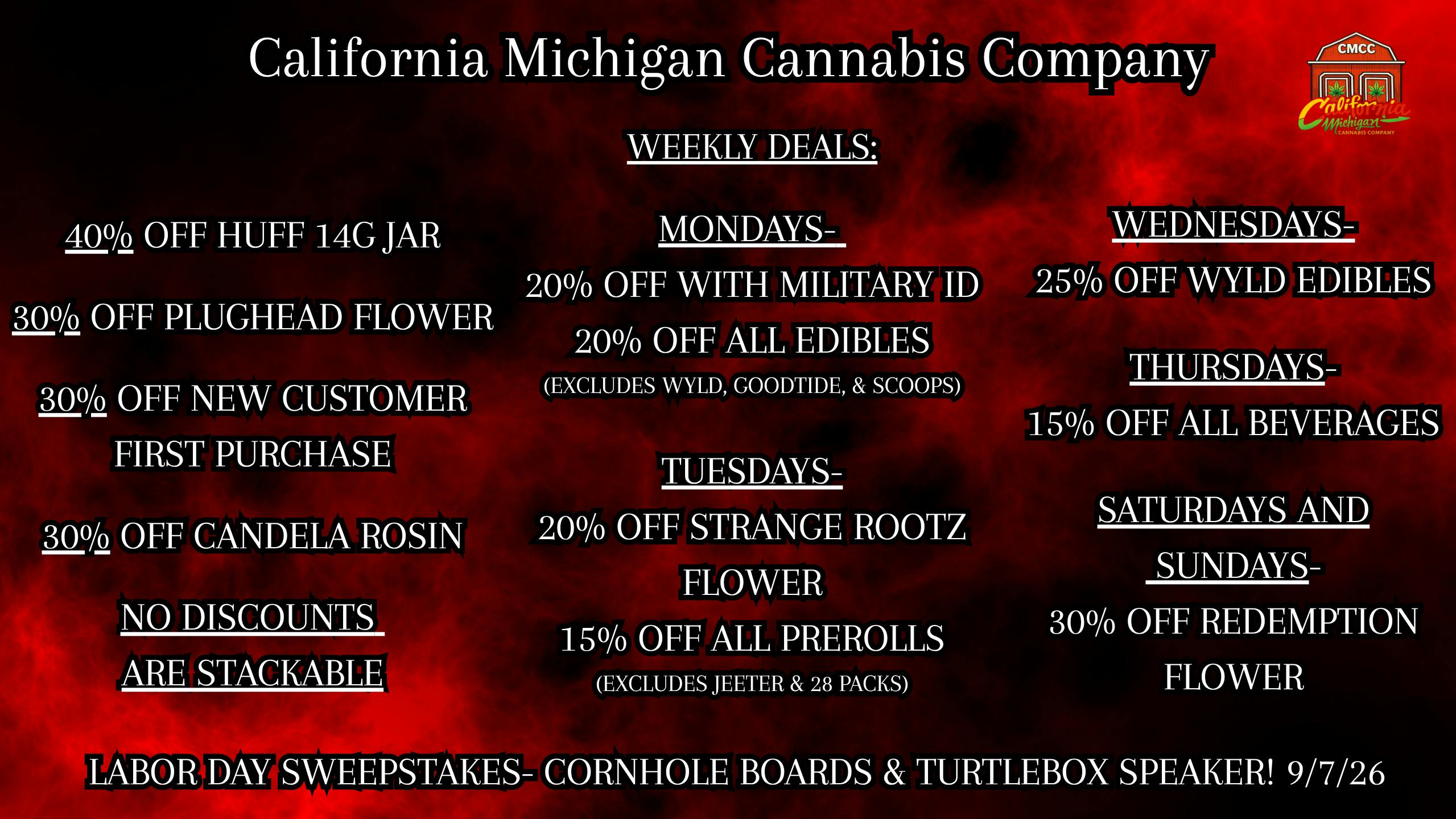 California Michigan Cannabis Company 24/7WENEVERCLOSE!