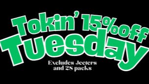 California Michigan Cannabis Company Tokin Tuesday 15%