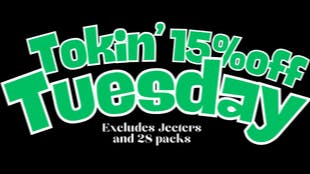 California Michigan Cannabis Company Tokin Tuesday 15%