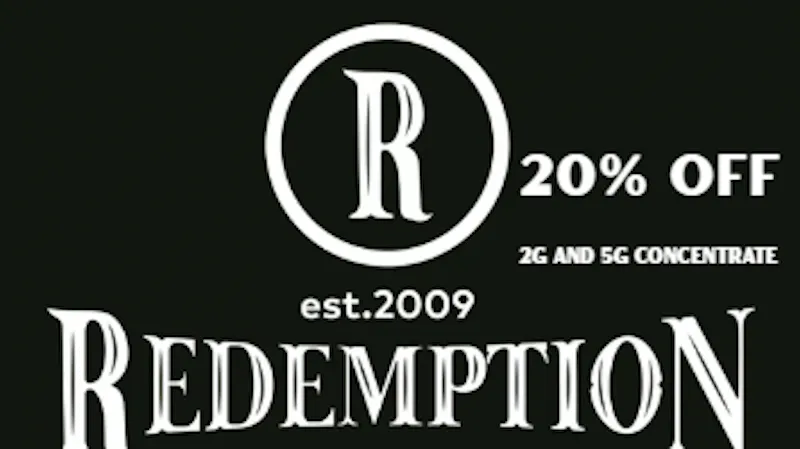 California Michigan Cannabis Company Redemption 20% off