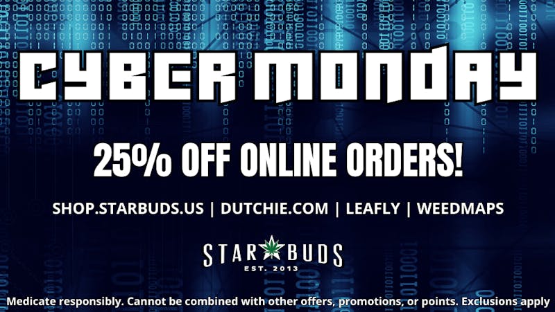 Star Buds Medical - Oxford Cyber Monday: 25% Off Online Orders