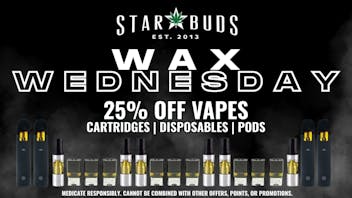 Star Buds - Pearl Wax Wednesday - 25% Off Vapes