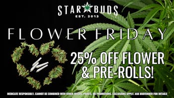 Star Buds - Pearl Flower Friday - 25% Off Flower!