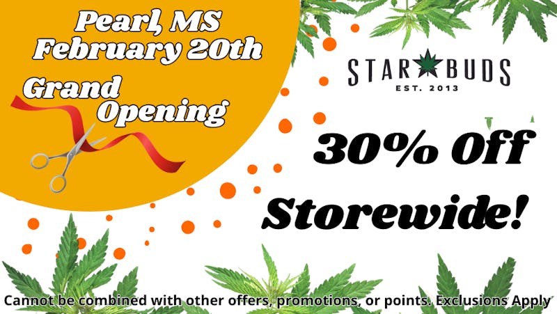 Star Buds Ocean Springs 30% Off Storewide!