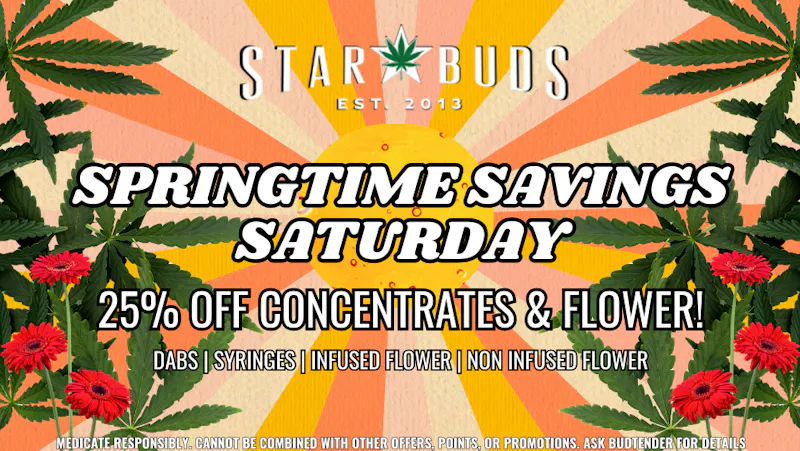 Star Buds Tupelo Shatter-Day / 25% Off Concentrates