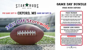 Star Buds Medical - Oxford Game Day Deals: 30% Off Storewide