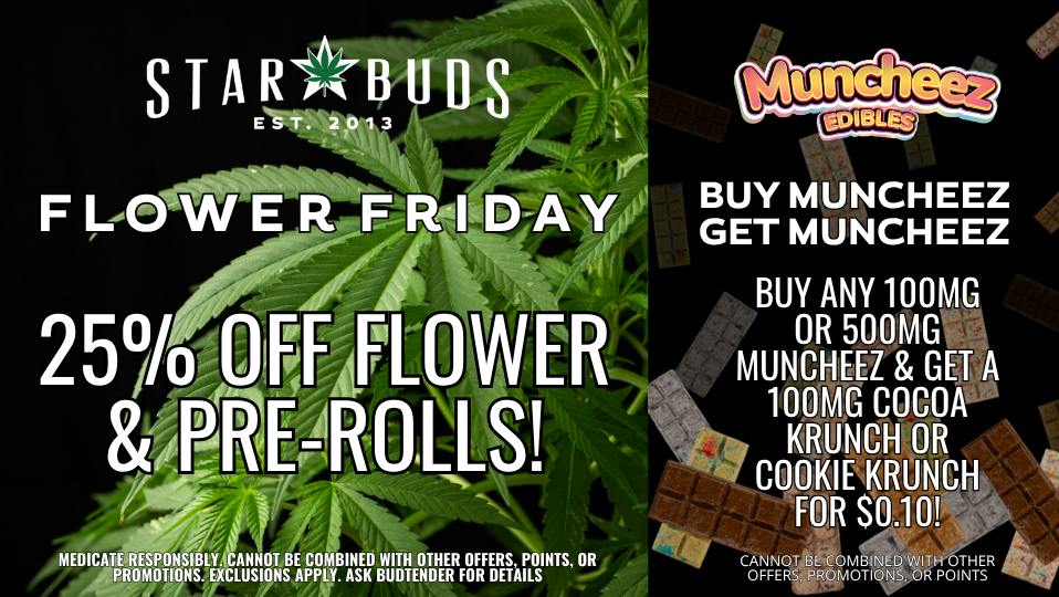 Star Buds Ocean Springs Flower Friday: 25% Off Flower