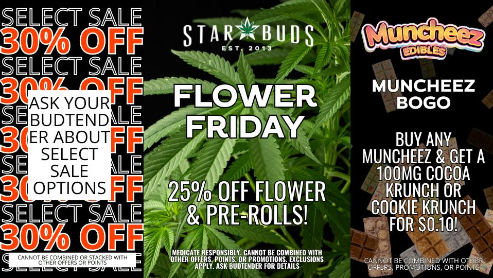 Star Buds - Pearl Flower Friday: 25% Off Flower