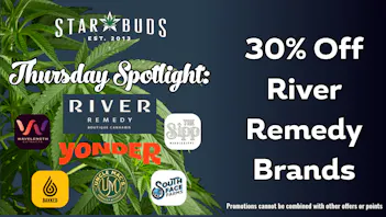 Star Buds Medical - Natchez Thursday Spotlight: 30% Off River Remedy Brands