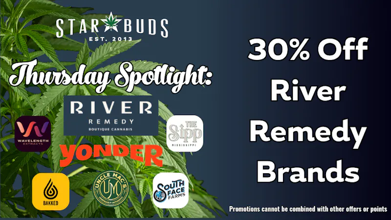 Star Buds Ocean Springs Thursday Spotlight: 30% Off River Remedy Brands