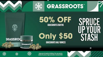 Curaleaf - North Las Vegas 50% OFF Grassroots eighths & $50 half ounces