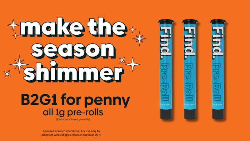 Curaleaf - Western Ave B2G1 for penny pre-rolls (non-infused)