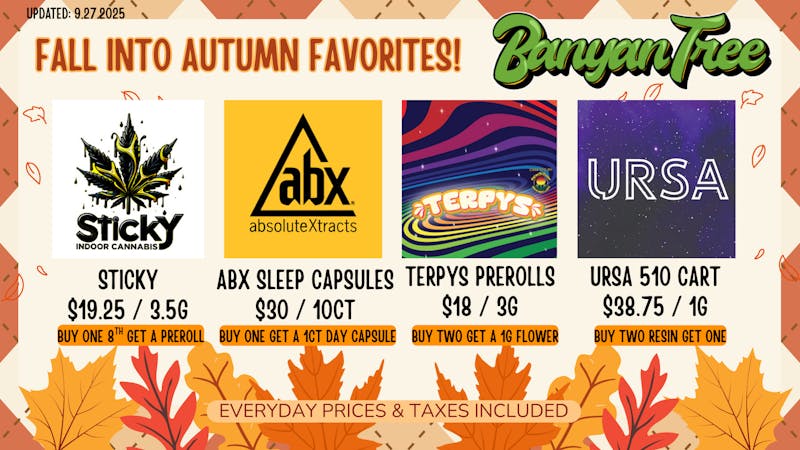 Banyan Tree Fresno Fall Into Autumn Favorites! 🍁