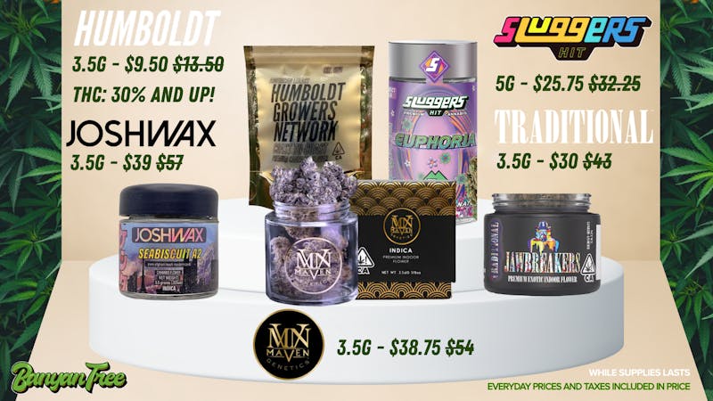 Banyan Tree Fresno Flower Specials 🌸