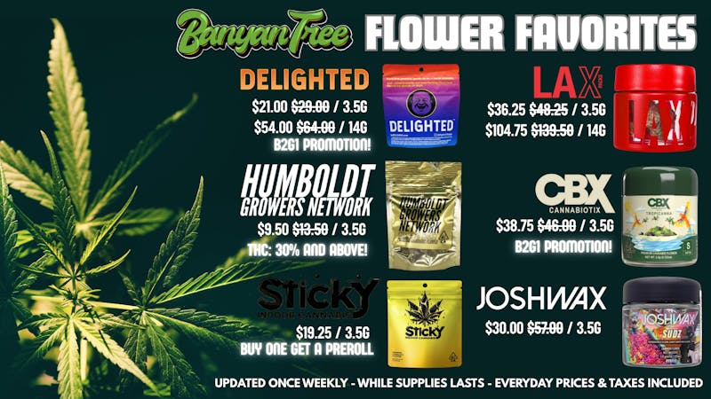 Banyan Tree Fresno Flower Favorites 🌸