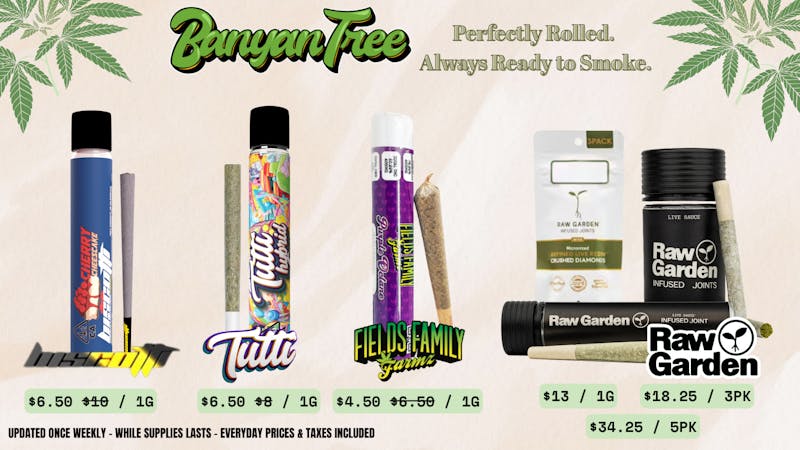 Banyan Tree Fresno Preroll Deals 💨