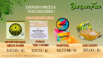 Banyan Tree Fresno Concentrate Favorites 🌟