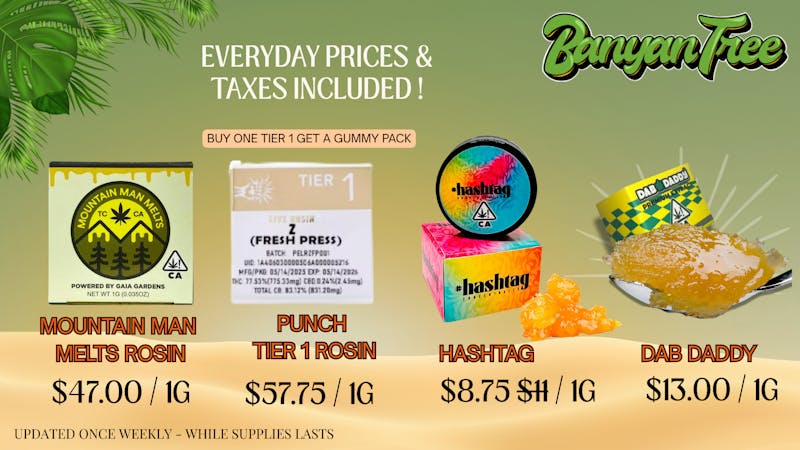 Banyan Tree Fresno Concentrate Favorites 🌟