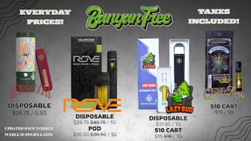 Banyan Tree Fresno New and Returning Vapes!