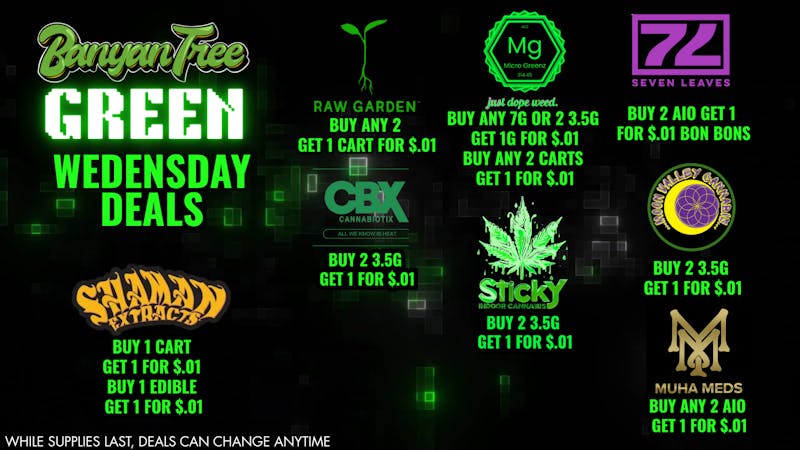 Banyan Tree Fresno Green Wednesday🍃
