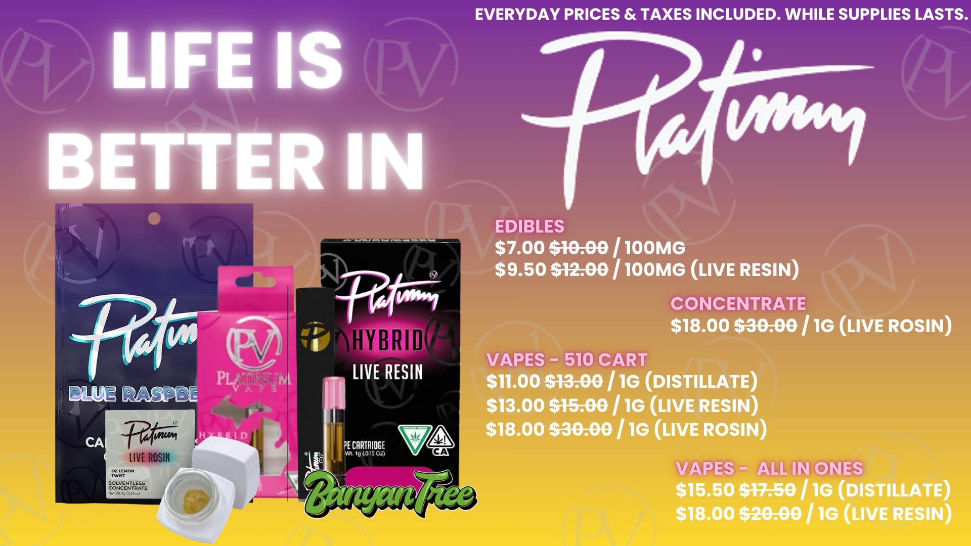 Banyan Tree Fresno Life is Better in Platinum 🩶🩶