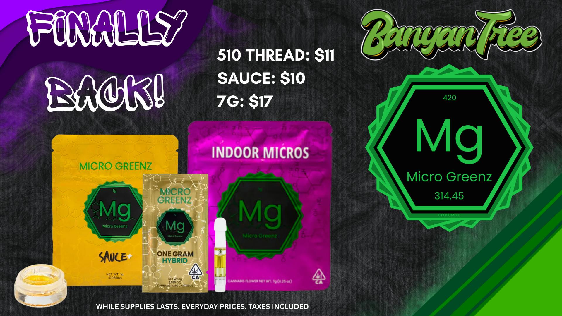 Banyan Tree Fresno Everyone's Favorite: Micro Greenz 🍃🍃