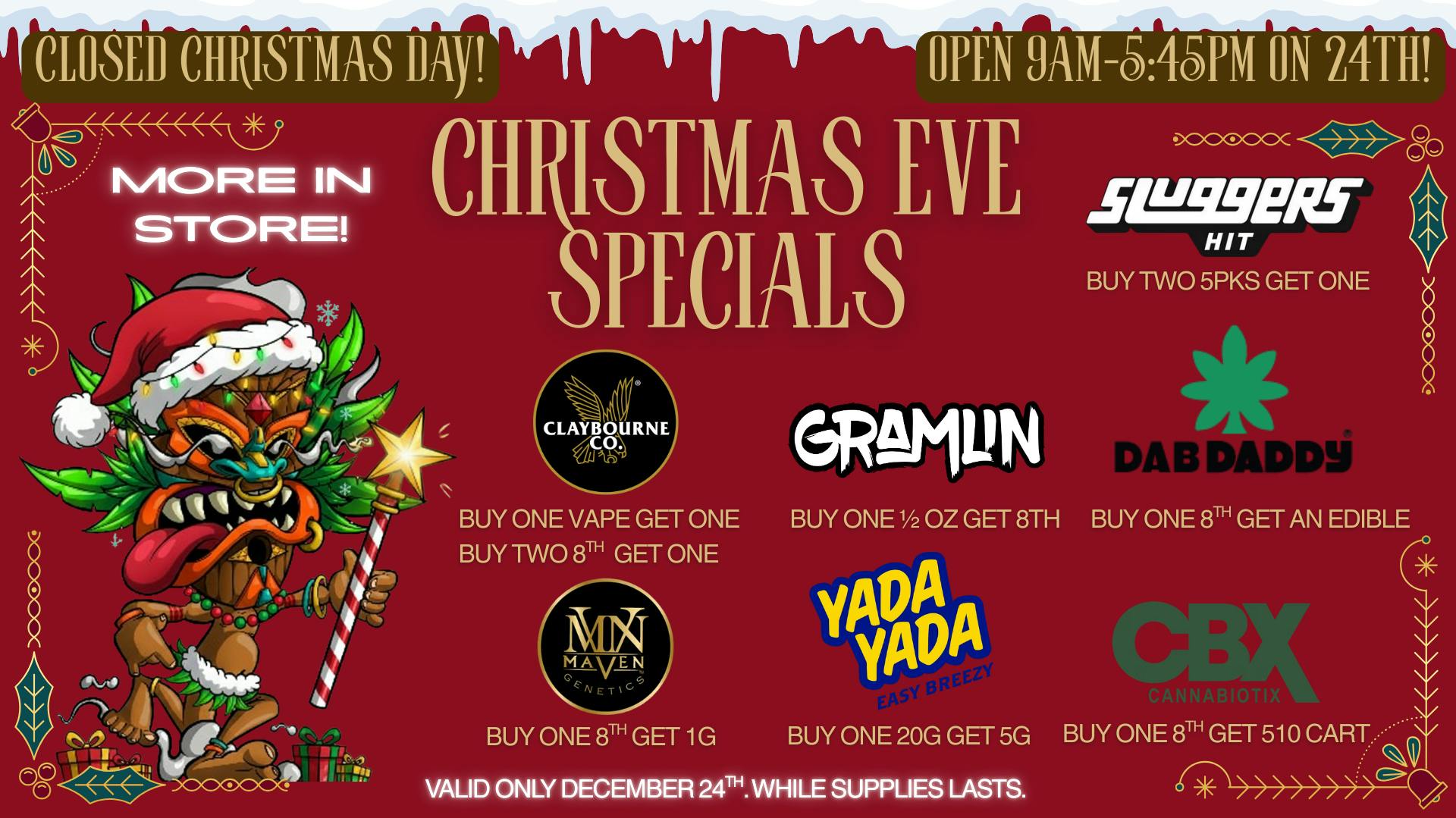 Banyan Tree Fresno CHRISTMAS EVE SPECIALS 🎄