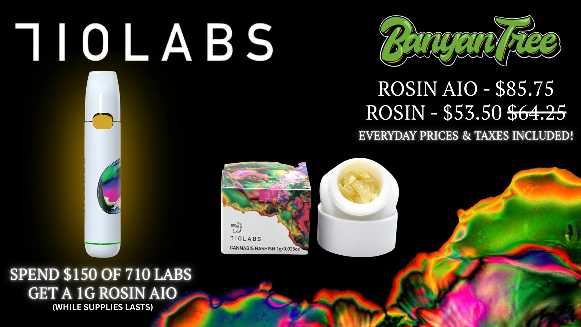 Banyan Tree Fresno 710 LABS: TOP SHELF ROSIN YOU LOVE 💚